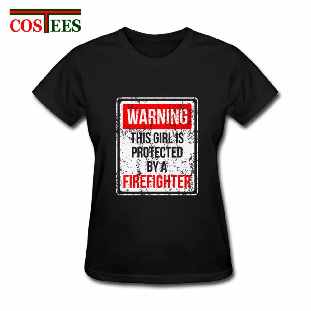 Эта девушка защищена пожарным смешные футболки для женщин camiseta de футболка Verano 2018