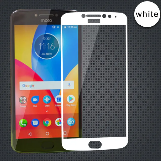 3D закаленное стекло для Motorola Moto E4 Plus полное покрытие 9H защитная пленка