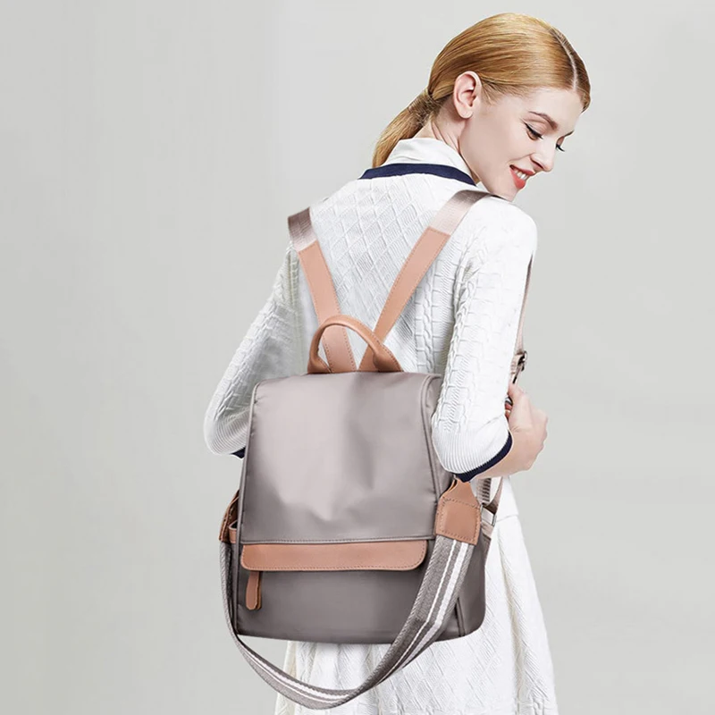 

ZHIERNA Girl's Backpack Lethe Shoulder Bag Package Waterproof Small Zipper Backpack Elegant Cut for Shopping and Play Leisure