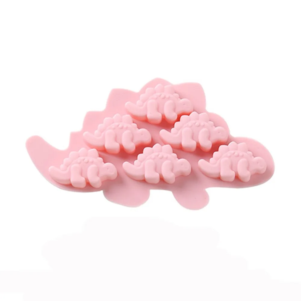 6 Сетка мультфильм динозавра силиконовые формы 3D DIY сахар конфеты ремесло помадка