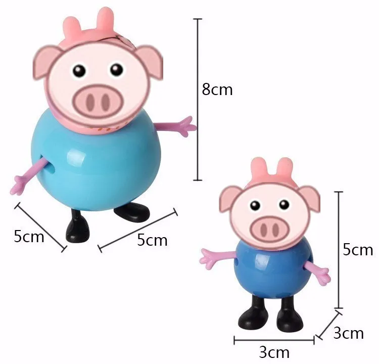 8 шт./компл. пластиковая свинья игрушки PVC Фигурки Члена Семьи Игрушки Juguetes