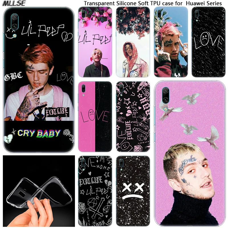 Мягкий силиконовый чехол Lil Peep для Huawei Mate 10 20 Lite Pro Enjoy 8 9E Y6 Y5 2017 Y7 Y9 2019 2018 Модный