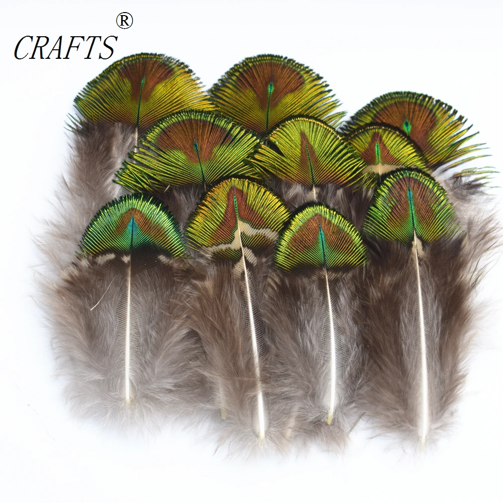 10 шт. перья павлина 4 7 см|peacock feathers|gold peacock feathersfeather feather |