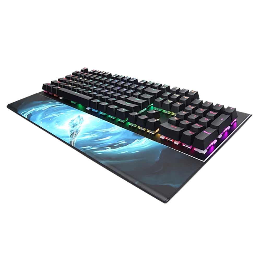 SADES Механическая игровая клавиатура с 104 клавишами USB Wried LK Blue Switch наручные часы