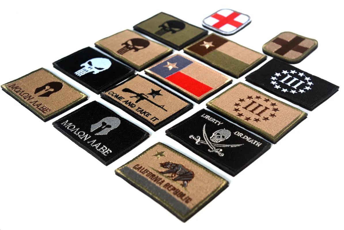 Аптечка первой помощи Каратель армии тактический военный значок с вышивкой