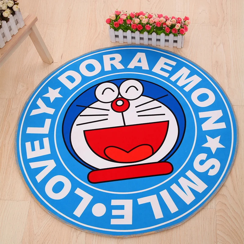 Большой круглый ковер Doraemon для гостиной компьютерное кресло диван прикроватный