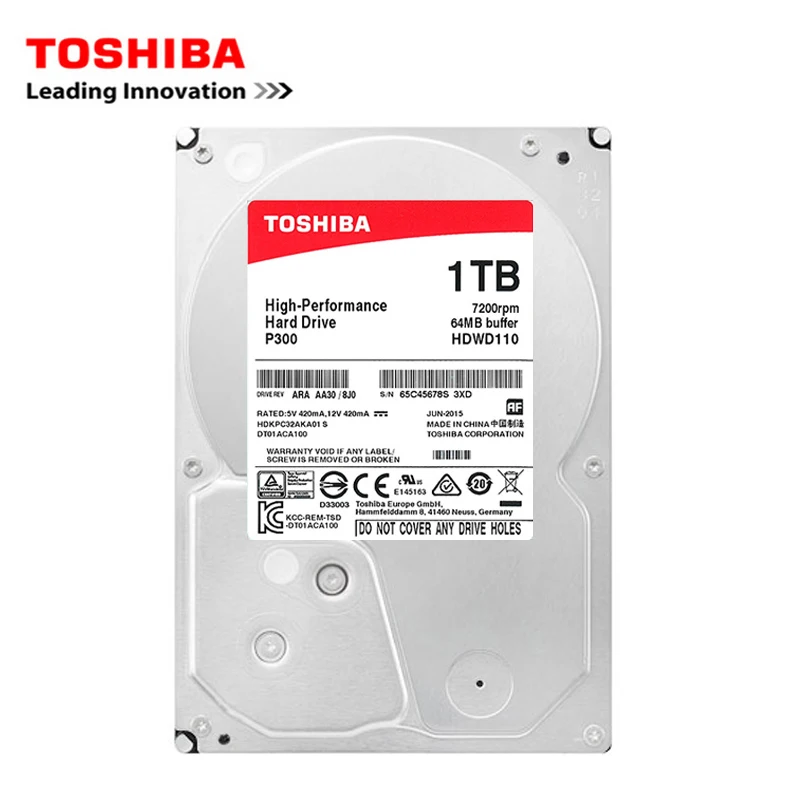 Настольный компьютер Toshiba 3 5 дюйма внутренний механический жесткий диск SATA3 6 2 ТБ