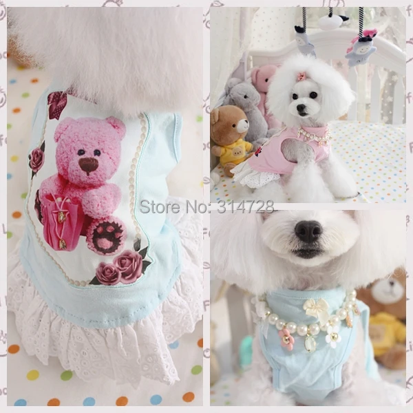 Бесплатная доставка 100% хлопок Teddy Bear без рукавов собака огненного цвета детское