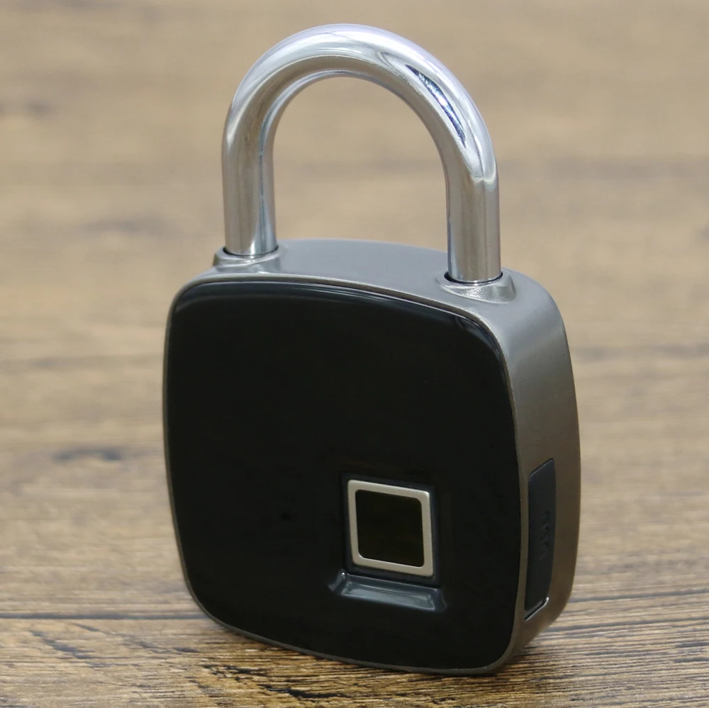 USB Перезаряжаемый Умный Замок без ключа с отпечатком пальца IP65 Водонепроницаемый