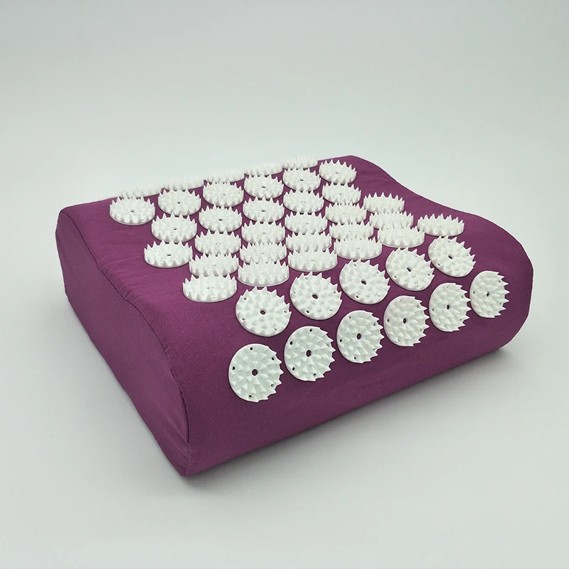 

Neck Back Pain Massage Treatment Acupressure Spike Yoga Pillow Mat Relieve Stress Pain Relief Health Care Massager Relaxation