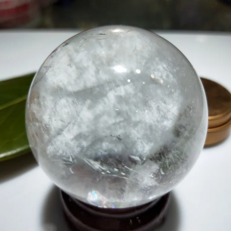 Шар прозрачный кварцевый 25 55 мм натуральный кристалл|Камни| |