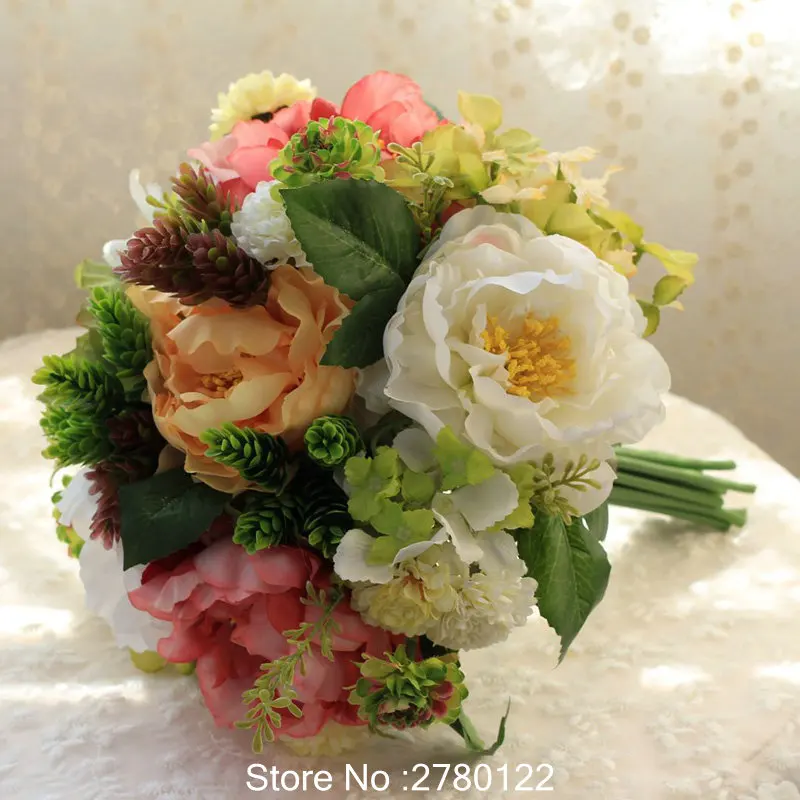 Свадебный букет на заказ Калла лилия свадебный красная роза Гортензия цветок