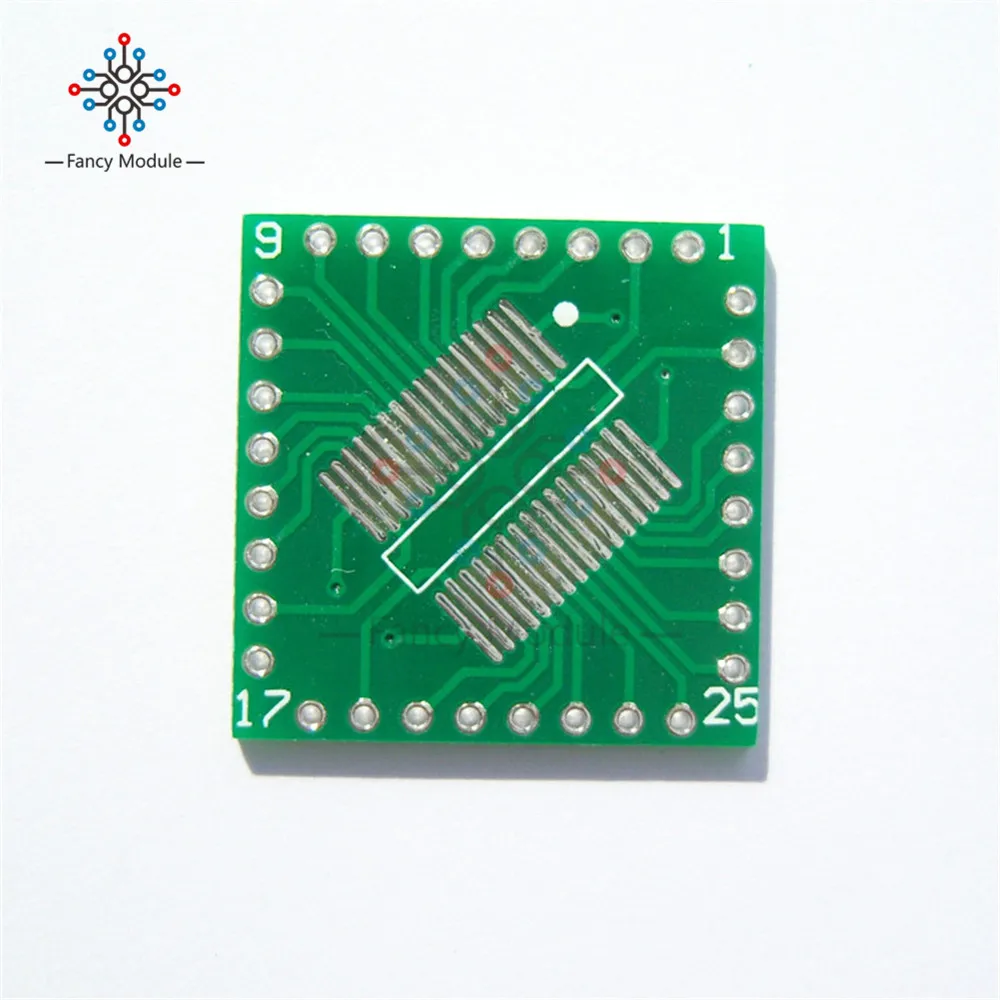 5 шт QFP/TQFP/LQFP/FQFP/SOP/SSOP32 для DIP адаптера PCB плата конвертера SOP32 поворотный адаптер
