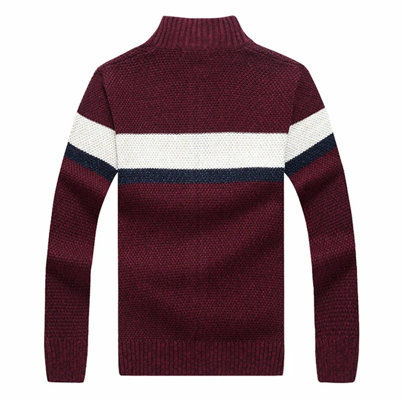 Модный свитер для мужчин лоскутный полосатый кардиган Мужской Повседневный