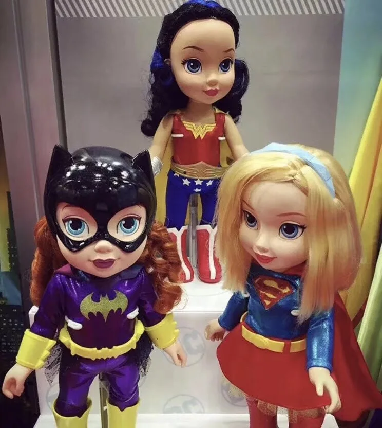 Оригинальный DC супер герой девушки SUPPERGIRL BATGIRL WONDER WOMAN 3 стиля 37 см принцесса кукла