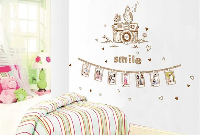 Мультфильм фоторамка птица наклейки камеры стены | Дом и сад