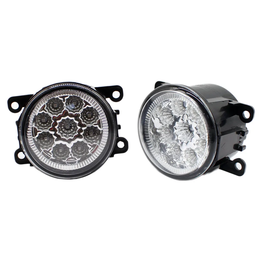 

Автомобильный Стайлинг, круглые светодиодный Противотуманные фары на передний бампер, дневные ходовые огни для DACIA LOGAN Saloon LS _ 2004-2012, 2 шт.