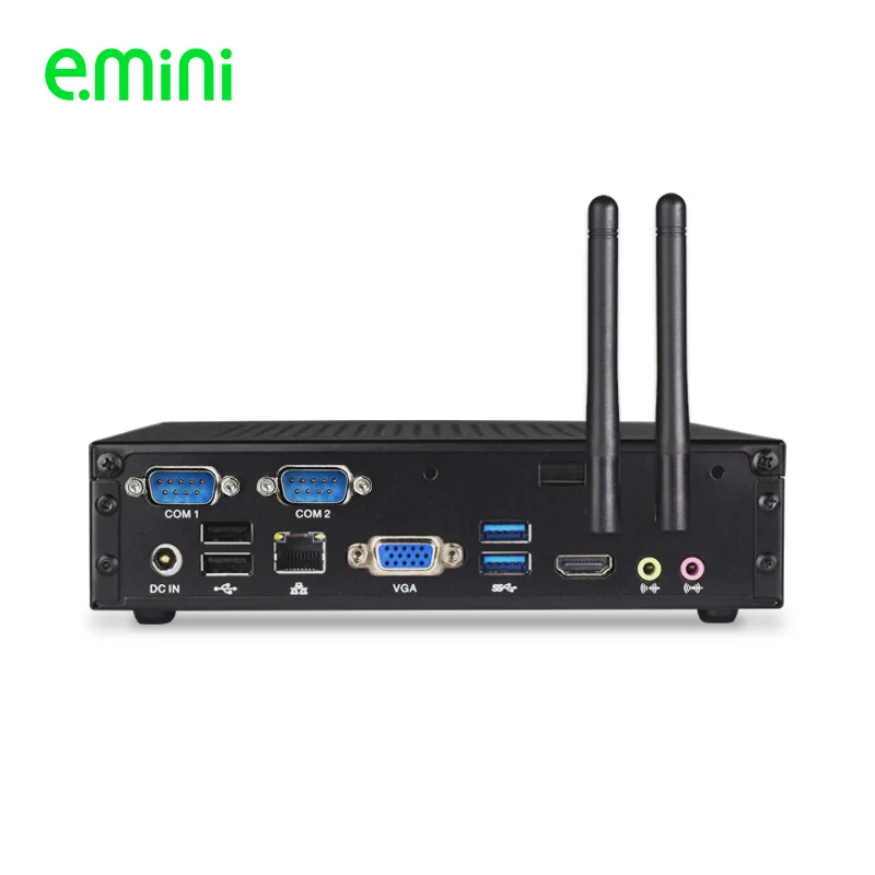 Мини компьютер Intel Celeron J1900 Barebone HTPC Windows 10 настольный тонкий макрокомпьютер с