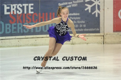 

Figure Skating Dresses For Girls Graceful New Brand Ice Figure Skating Dresses For Competition Kids DR3747