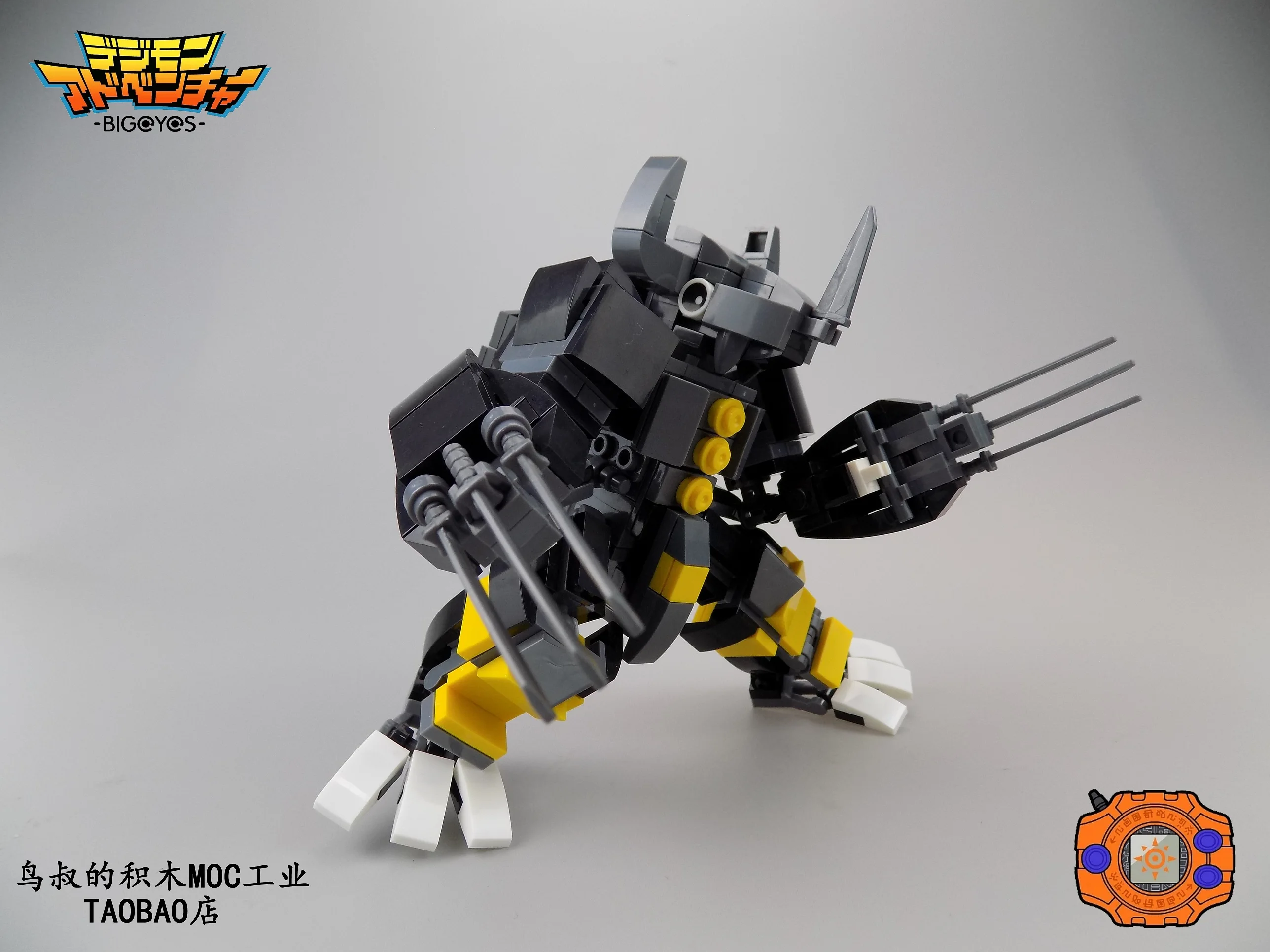 Блоки MOC совместимы с Legoelys WarGreymon Digital Monster|Игрушечные кубики| |