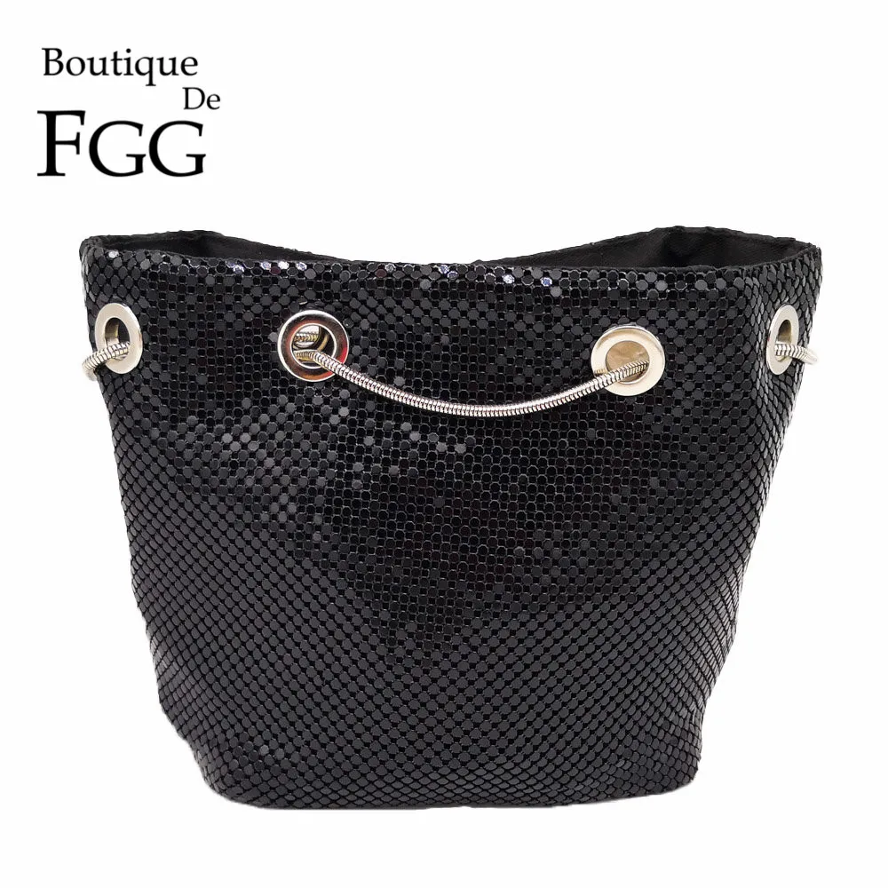 Boutique De FGG, женские сумки, алюминиевые мини вечерние клатчи, дамские повседневные металлические клатчи, кошелек для монет, вечерние сумочки на цепочке