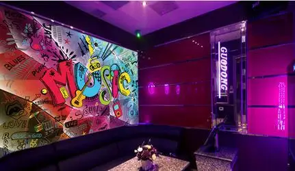 3d обои на заказ настенные фрески Tide background music bar KTV Украшение Настенные для