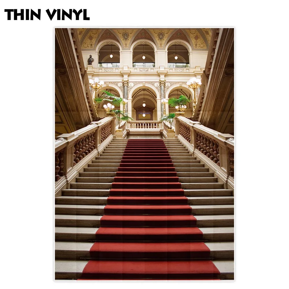 Allenjoy фон для фотосъемки лестницы роскошные шторы дворцовый Европейский