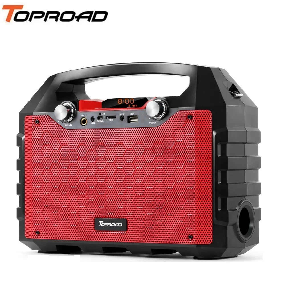 Портативная Bluetooth Колонка TOPROAD 40 Вт большая мощность беспроводной сабвуфер