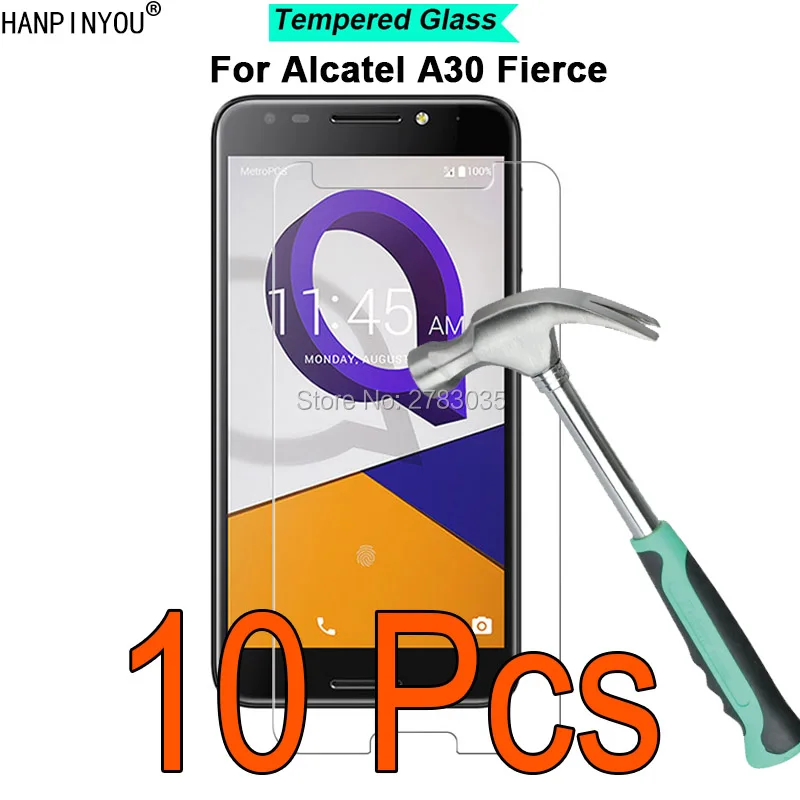 10 шт./лот для Alcatel A30 Fierce 5 &quot9 H твердость 2.5D ультра тонкая закаленная Защитная