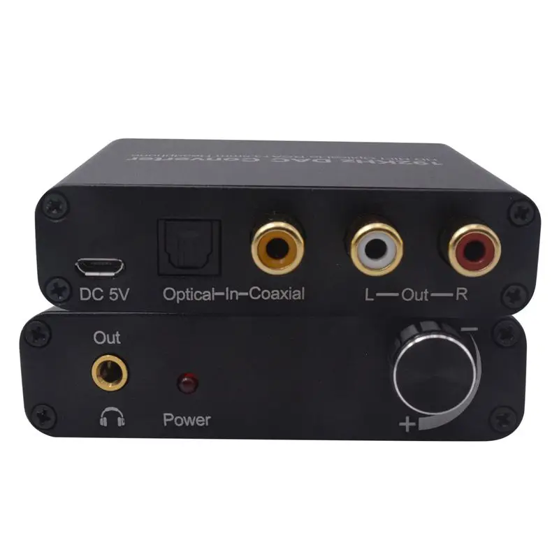 192 кГц DAC волоконно-коаксиальный преобразователь 5 1 HD цифровой аудио декодер