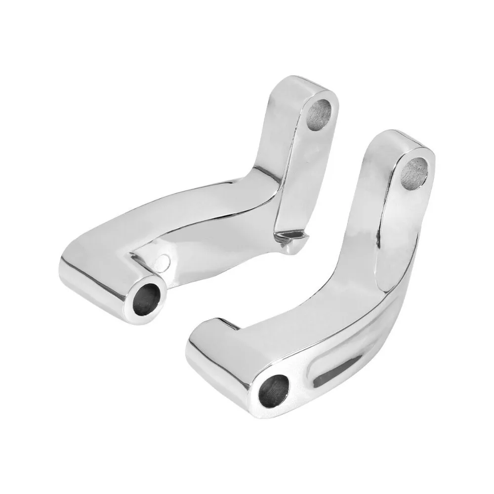 

Pair Mirror Mount Adapter Fit For Harley Softail Dyna Wide Super Low Rider Fat boy FLSTF Blackline Street 2008-2014