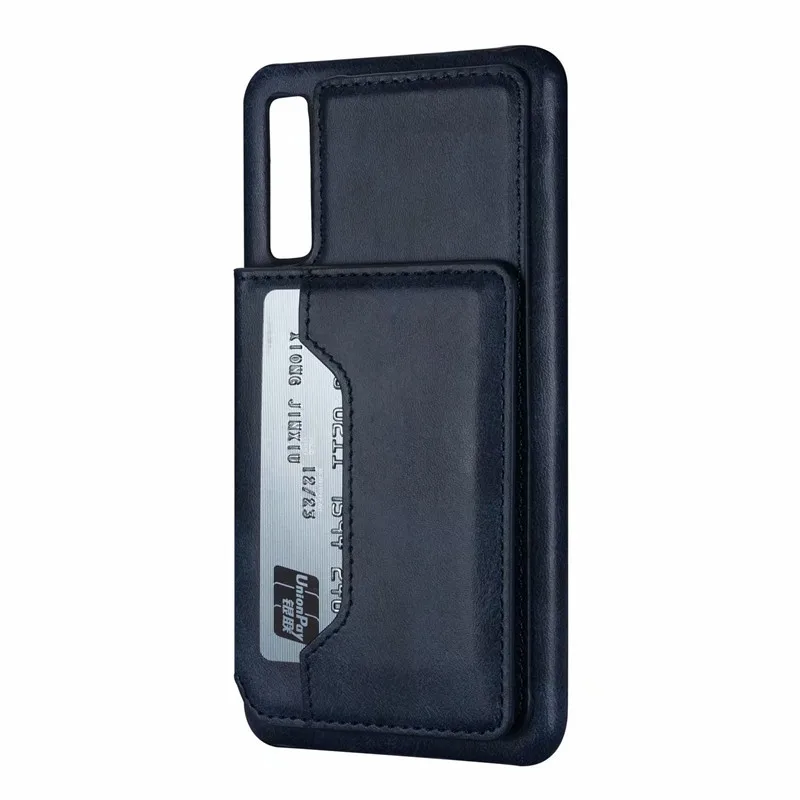 2in1 Retro PU Leather Case For Samsung Galaxy A50 A70 A7 A750 Luxury Multi Card Holders Flip Wallet Photo Stand Phone Case