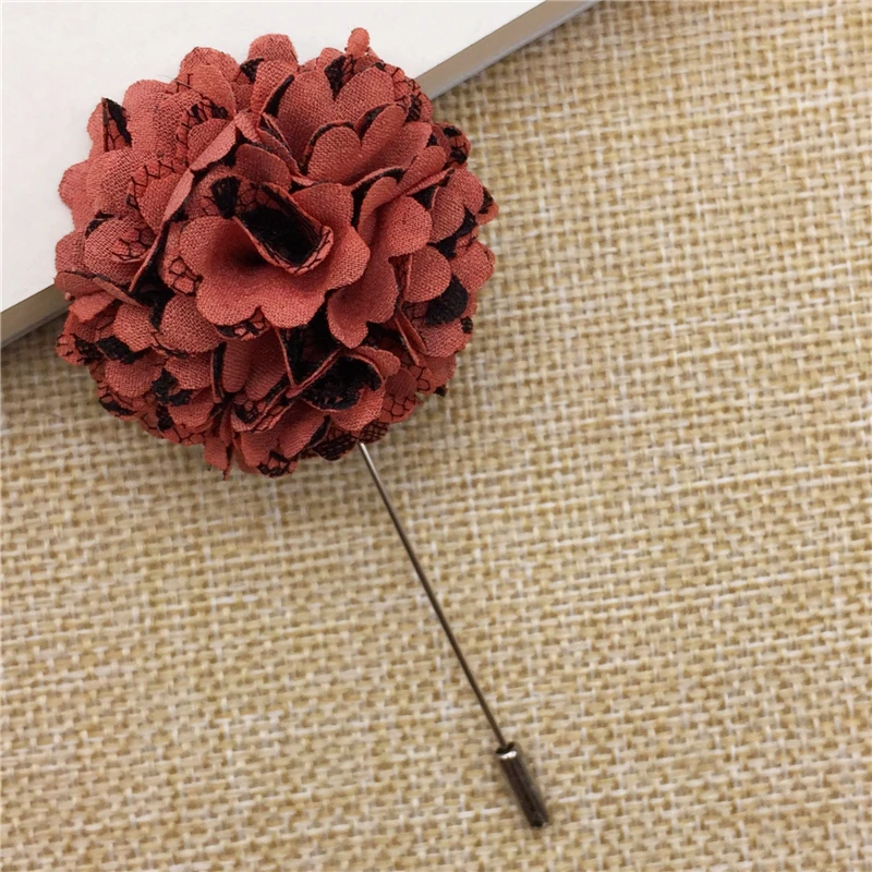 Винтажная булавка на лацкан 5 шт./лот брошь в виде цветка Мужская корсажная