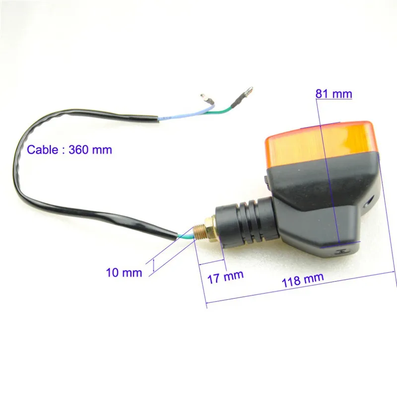 TDPRO 2 шт. Универсальный мотоциклетный указатель поворота сигнальный фонарь