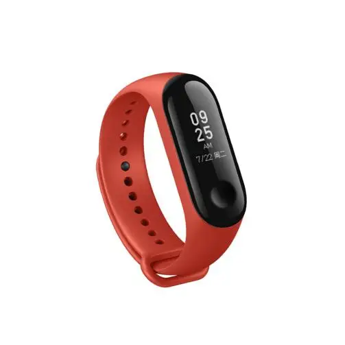 Оригинальный цветной силиконовый браслет Xiaomi сменный ремешок для Miband 3 4 Mi band