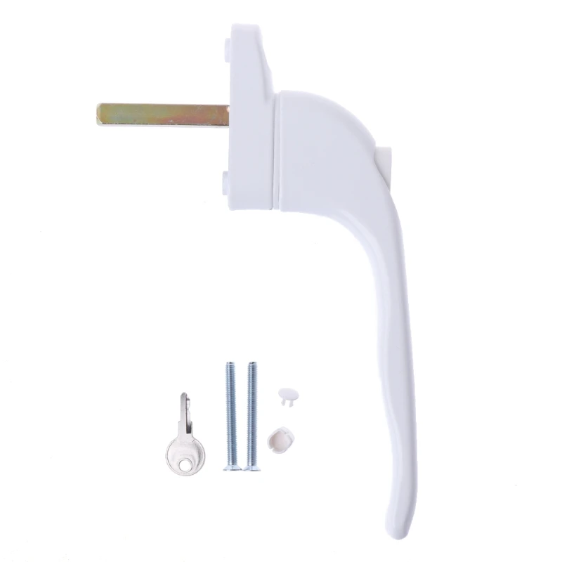 

Window Handle White UPVC Universal Key Locking For Double Glazing/Security Switch/Aluminum alloy Sliding Door Turning Handle