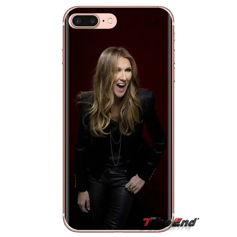 Прозрачный чехол из ТПУ для Samsung Galaxy S3 S4 S5 Mini S6 S7 Edge S8 S9 S10 Plus Note 3 4 5 8 9 Canada Singer Celine Dion