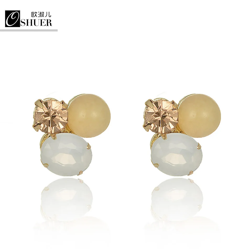 Новые корейские украшения оптовая продажа модные серьги-гвоздики розового цвета