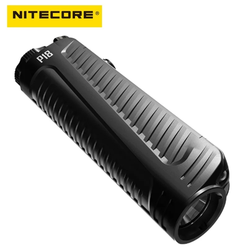 Nitecore P18 светодиодный фонарик Unibody Die-case футуристический CREE XHP35 HD 1800 люмен тактический фонарь с вспомогательным красным светом
