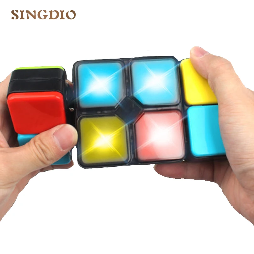 Электронная музыкальная игра Light игрушка куб для снятия стресса|Кубики