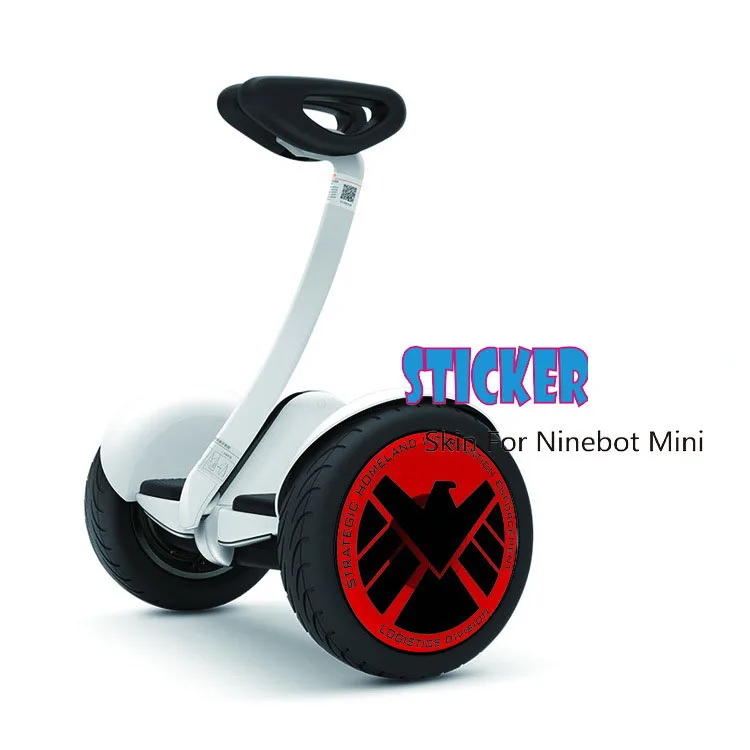 Shield Xiaomi Mini Scooter декоративная наклейка для кожи ступицы колеса Пастер водонепроницаемый чехол для колеса наклейка для Xiaomi Mini Электрический скутер - Цвет: Shield