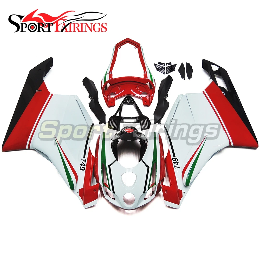 

Complete Fairings For Ducati Monoposto 999 749 999s 749s 03 04 2003 2004 ABS Plastics Full Fairing Kits Cowling White Red Green