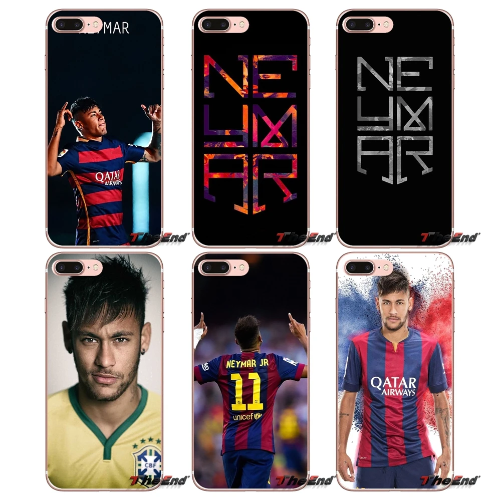 Для Apple iPhone X 4 4S 5 5S SE 5C 6 6S 7 8 Plus 6Plus 7plus 8plus Fundas Coque Jr Neymar Мягкий ТПУ чехол для телефона