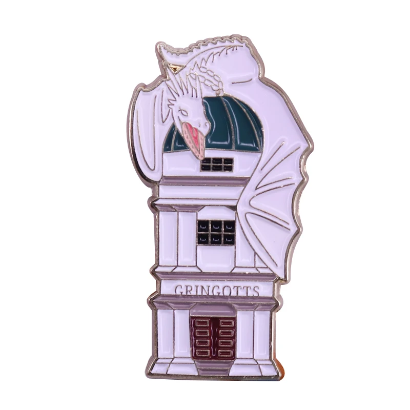 Значок побег из Gringotts железный живот дракон поп отличное дополнение | Украшения и