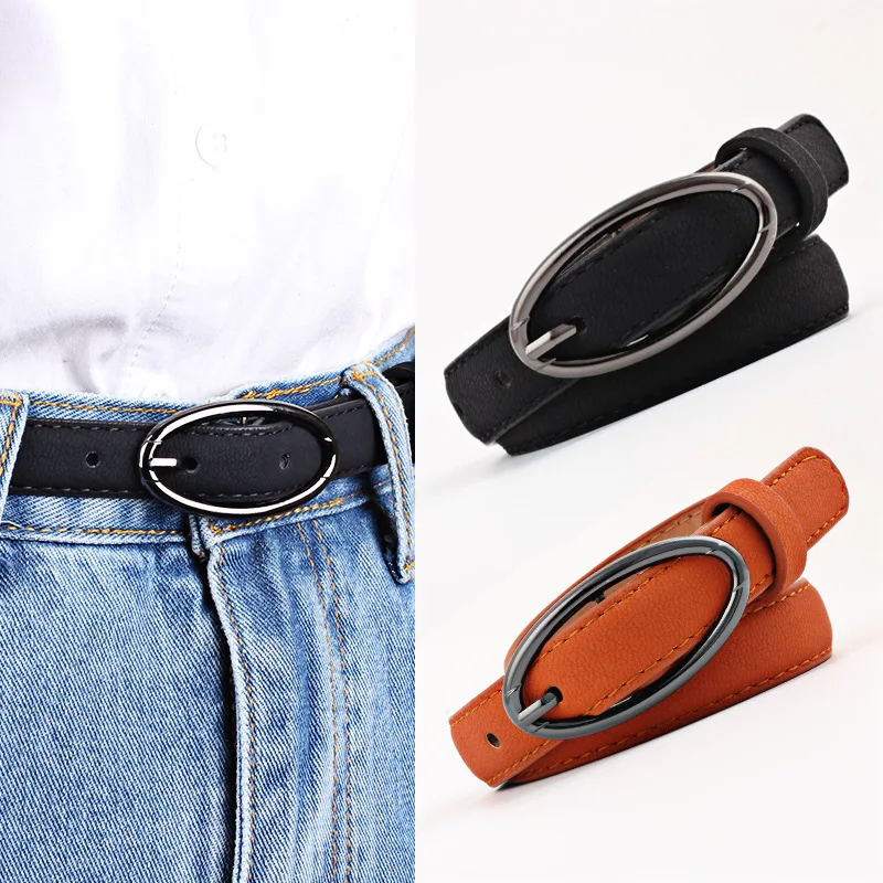 Серебристые Металлические овальные ремни с отверстиями для женщин элегантный