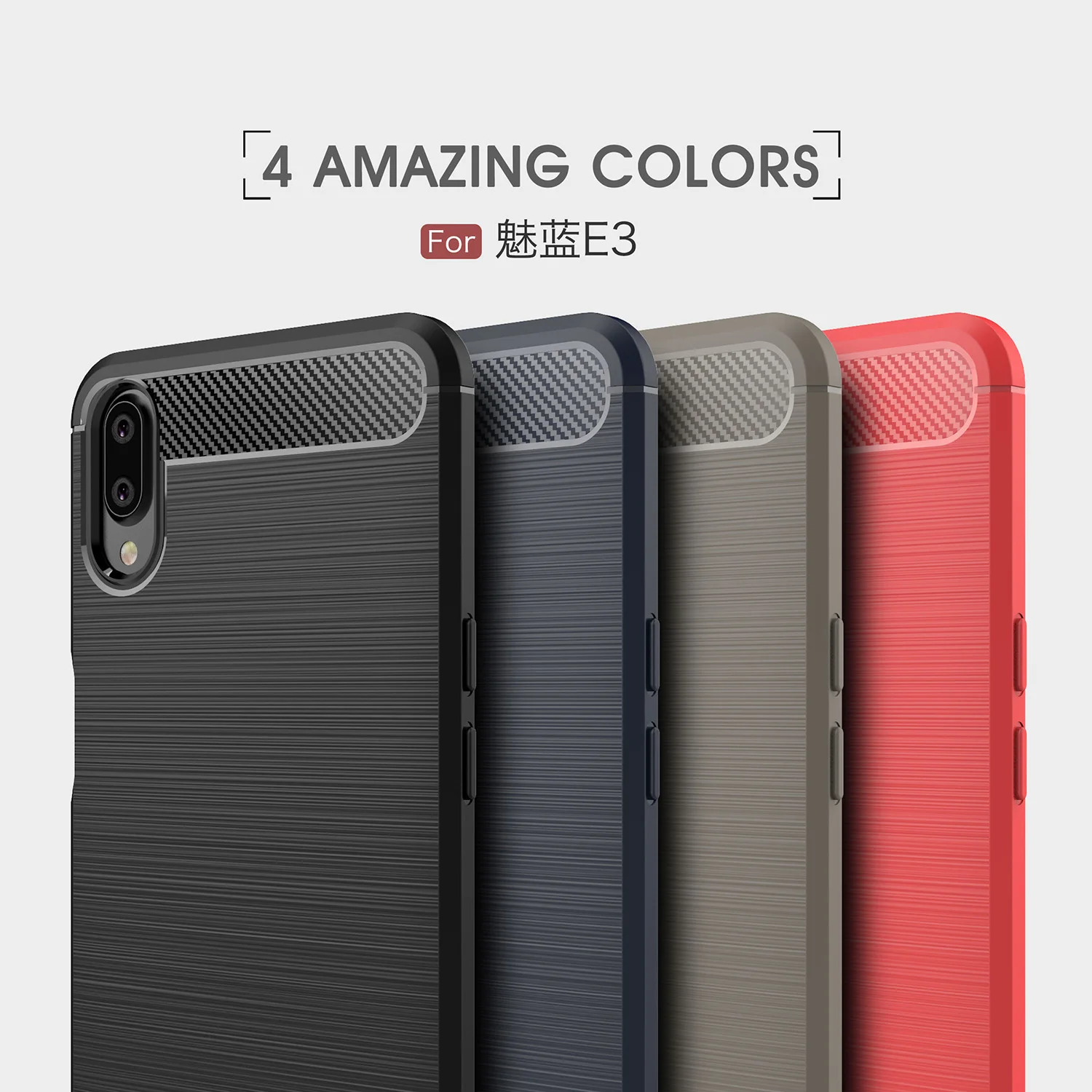 Чехол Wolfsay Meizu E3 чехол Meilan противоударный мягкий резиновый силиконовый для