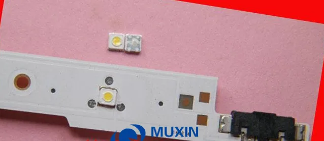 Для SAMSUNG LED LCD подсветка ТВ применение светодиодная 1 Вт 3 в 3537 3535 300 шт Холодный
