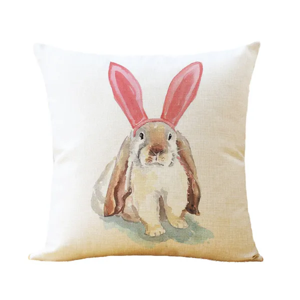 Чехол для подушки очень Кошка милый кролик наволочка диван Пледы Подушки чехол