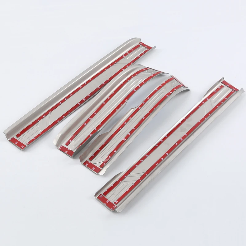 

For Jaguar E-Pace 2017 2018 2019 Stainless Steel Inner&Outer Door Sill Scuff Threshold Plate Cover Trim 8pcs Car Styling