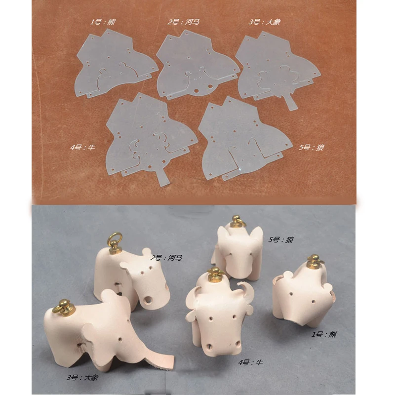 Шаблон для шитья ПВХ шаблон самостоятельного кожи из Кожа ремесло изготовление 5